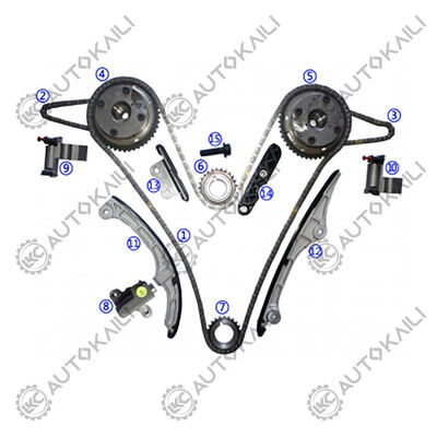 MAZDA 3.7-A,B,V DOHC V6 2007-2011 এর জন্য টাইমিং চেইন কিট