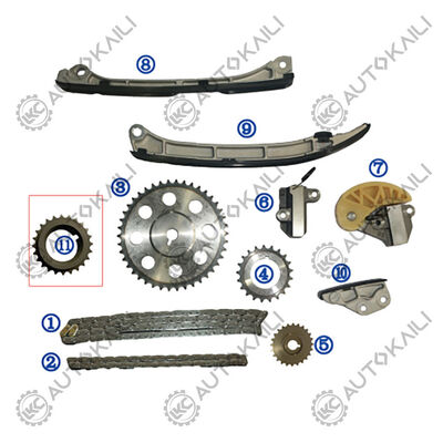 MAZDA CX-5 KE ডিজেল SHY4/SHY6 2.2L 12-18 এর জন্য প্লাস্টিক PA66 / PA46 টাইমিং চেইন কিট