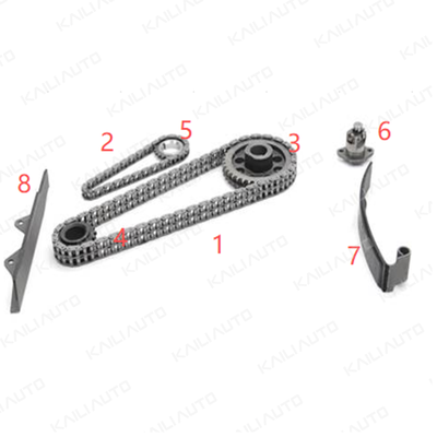 MAZDA GLC 323 E3 1.3L 77-86 এর জন্য প্লাস্টিক PA66 / PA46 টাইমিং চেইন কিট
