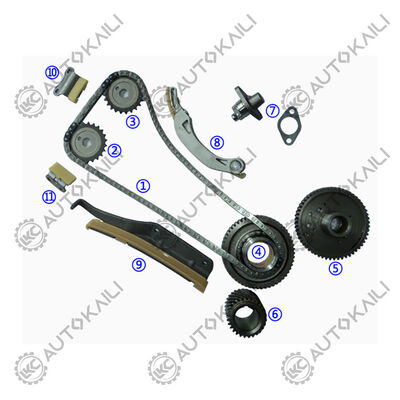 4M41T MONTERO/PAJERO/SHOGUN/TRITON DOHC 16V 3.2L 1999-2005 এর জন্য টাইমিং চেইন কিট