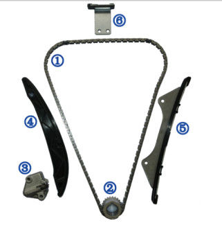 Plastic PA66 / PA46 Timing Chain Kit For BUICK ECOTEC Petrol LFF 1.4T 14-18