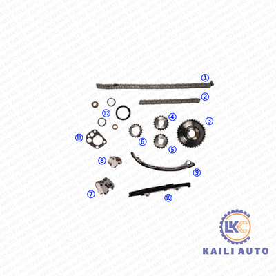 NISSAN Altima Frontier 13028-9E000 92L 13028-9E010 48L এর জন্য KA24DE 2.4L টাইমিং চেইন সমাবেশ