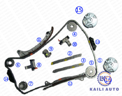 TOYOTA 4Runner FJ Cruiser VVT টাইমিং চেইন 13506-31010 174L 13550-31010