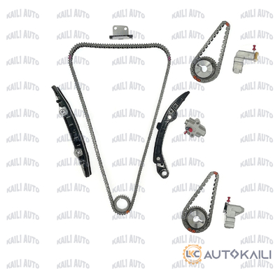 NISSAN VQ23DE/VQ25DE/VQ35DE 2.3L/2.5L TEANA ((J32)/TEANA ((J31) 03-13 13028-JK00A 196L এর জন্য টাইমিং চেইন কিট