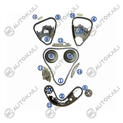 AUDI/VW CALA/CLXA/CPAA এর জন্য টাইমিং চেইন কিট AUDI A6L 4X8/C7 CLXA 140KW 2.5L 10-15 A8L 4H8 CPAA 150KW 06E109465BC 108L