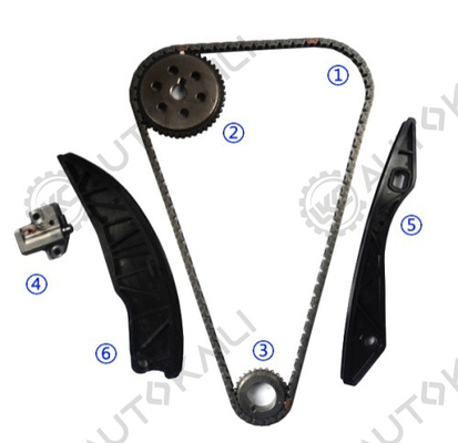টাইমিং চেইন কিট G4FA 1.4L; G4FC/G4FG 1.6L i20 1.4L 09-12 i30 1.4L/1.6L 09-13 IX20 1.4L 10-15 KIA Carens 1.6L 09-13 KIA Ceed 1.4L 07-13 KIA Pro Ceed 1.4L 08-13 KIA Soul1.6L 09-12 KIA ভেঙ্গা