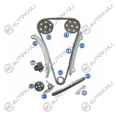 প্লাস্টিকের PA66 / PA46 টাইমিং চেইন কিট FORD FOCUS 2.0L 121CID DURATEC DOHC 16V L4 2005-2011 এর জন্য