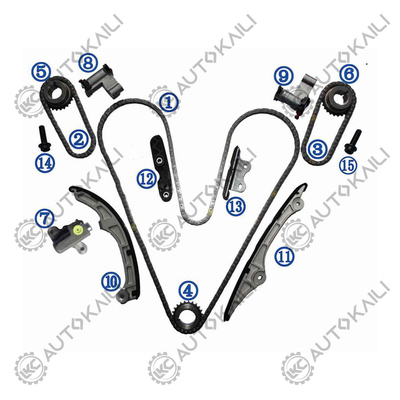 টাইমিং চেইন কিট 3.5- W, C 3496cc VVT V6 N7WGE 2007-10 Edge07-10,Flex non turbo09-10 Flex turbo09, Fusion07-09,Taurus09,Taurus X 08-09