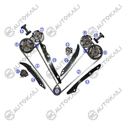 ফোর্ড 302CU. IN. V8 গ্যাস DOHC পেট্রল কোয়োট 5.0L 13-15 জন্য টাইমিং চেইন কিট