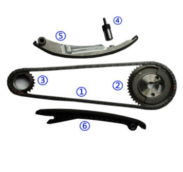 FIAT PALIO SIENA IDEA STRADA টাইমিং চেইন কিট 04777699AA 112L পরিধান প্রতিরোধক