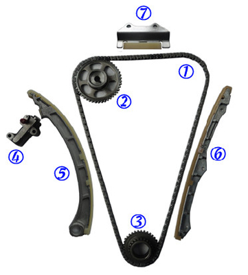 K24A1 K24Z 14401-PPA-004 তেল পাম্প ছাড়া HONDA চেইন টাইমিং কিট
