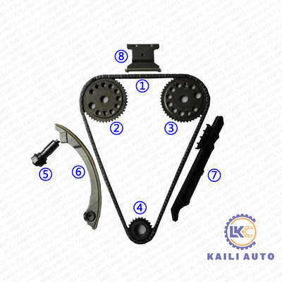 GM/CHEVROLET/BUICK/Cadillac 2.0-A 2.4-B কোবাল্ট HHR ইকুইনক্স মালিবু হাইব্রিড 24461834 148L 12608580 এর জন্য টাইমিং চেইন কিট