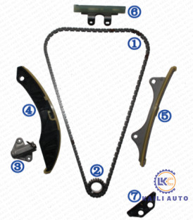 HYUNDAI/KIA i10 i10 Grand i20 i20 ELITE KIA RIO SALOON PICANTO Engine G4LA 1.2L 24321-03010 9*160L এর জন্য টাইমিং চেইন কিট