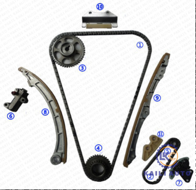 HONDA Accord Civic CR-V ইন্টিগ্রা স্টিম ACURA RSX ইঞ্জিন K20A K20A6 K20A3 K20A1 2.0L 14401-PNA-004 এর জন্য টাইমিং চেইন কিট