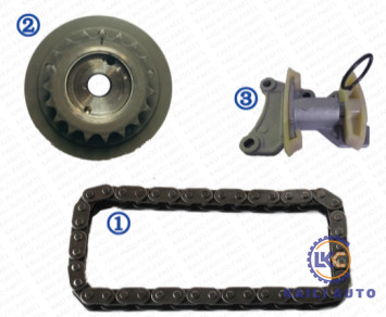 AUDI VW TT A4 A3 2.0L 1984CC 06D109229A 42L 06F109217A এর জন্য টাইমিং চেইন কিট