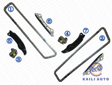 13506-51020 13506-51020 90L ইঞ্জিন টাইমিং চেইন কিট TOYOTA 1VD-FTV ডিজেল 4.5L টার্বো ডিজেল