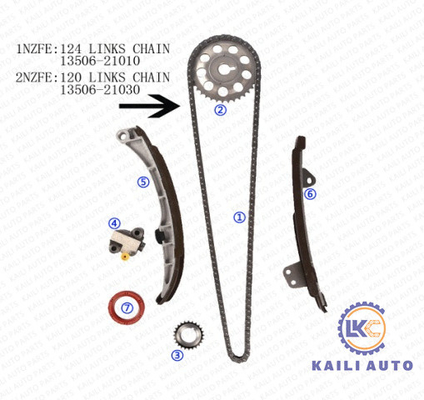 TOYOTA COROLLA ভেরিয়েবল টাইমিং বেল্ট 13506-21010 124L 13540-21010 ইঞ্জিন টাইমিং চেইন