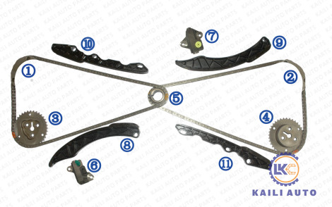 SUBARU Forester Impreza XV Crosstrek Outback Legacy 13143-AA110 130L 13142-AA090 এর জন্য টাইমিং চেইন কিট