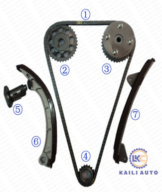 VVT ইঞ্জিন T22 ZZT23 E12U 1.8L 13506-22030 130L সহ TOYOTA Celica Corolla টাইমিং চেইন কিট
