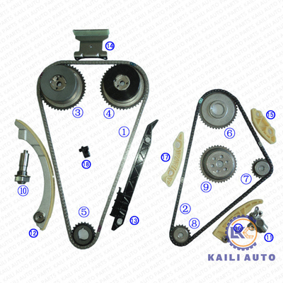 148L টাইমিং চেইন VVT কিট for GM CHEVROLET BUICK Cadillac 24461834 12608580